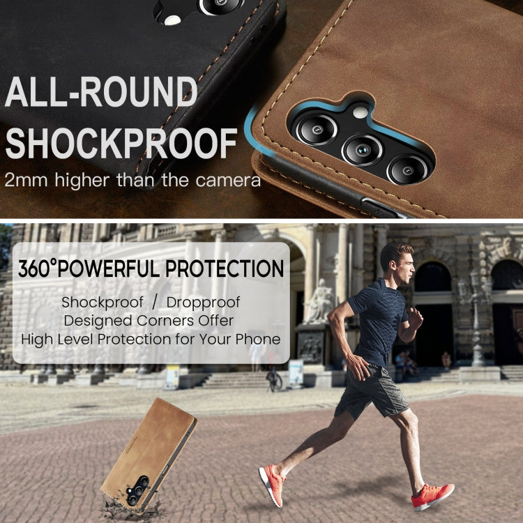 Samsung A16. Funda CaseMe Flip leather case con cierre magnético