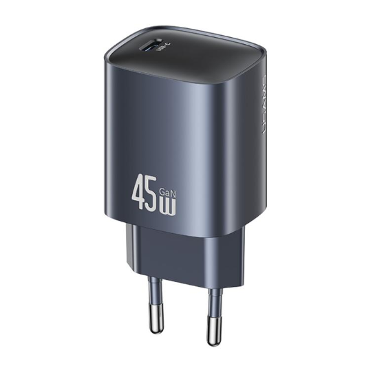 Cargador Rápido USAMS CC323 T66 45W USB-C / Tipo-C GaN