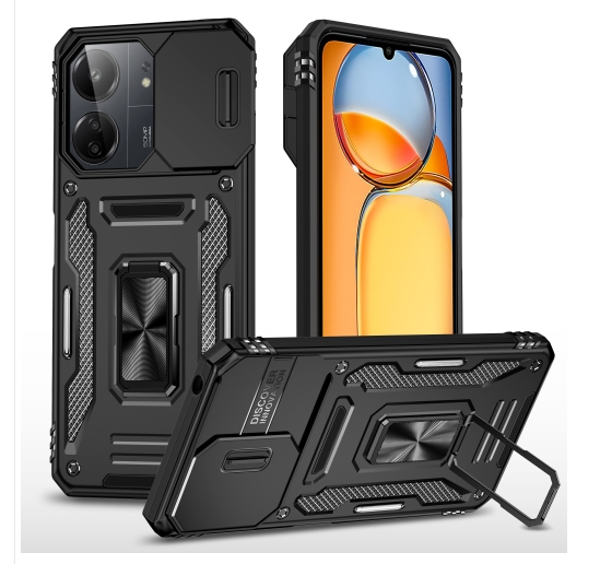 Xiaomi Note 13 Pro 5G/Poco X6. Funda Armor Camshield con soporte stand