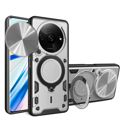 Xiaomi A3/ Poco C61. Funda Camshield con anillo holder magnético