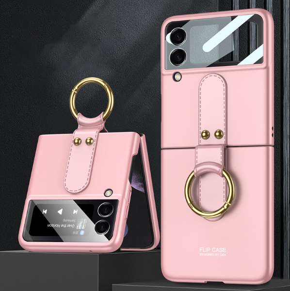 Samsung Z Flip4. Funda GKK PC flip case con anillo