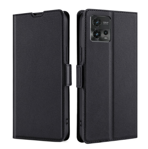 Motorola G72. Funda Leather case con cierre magnético